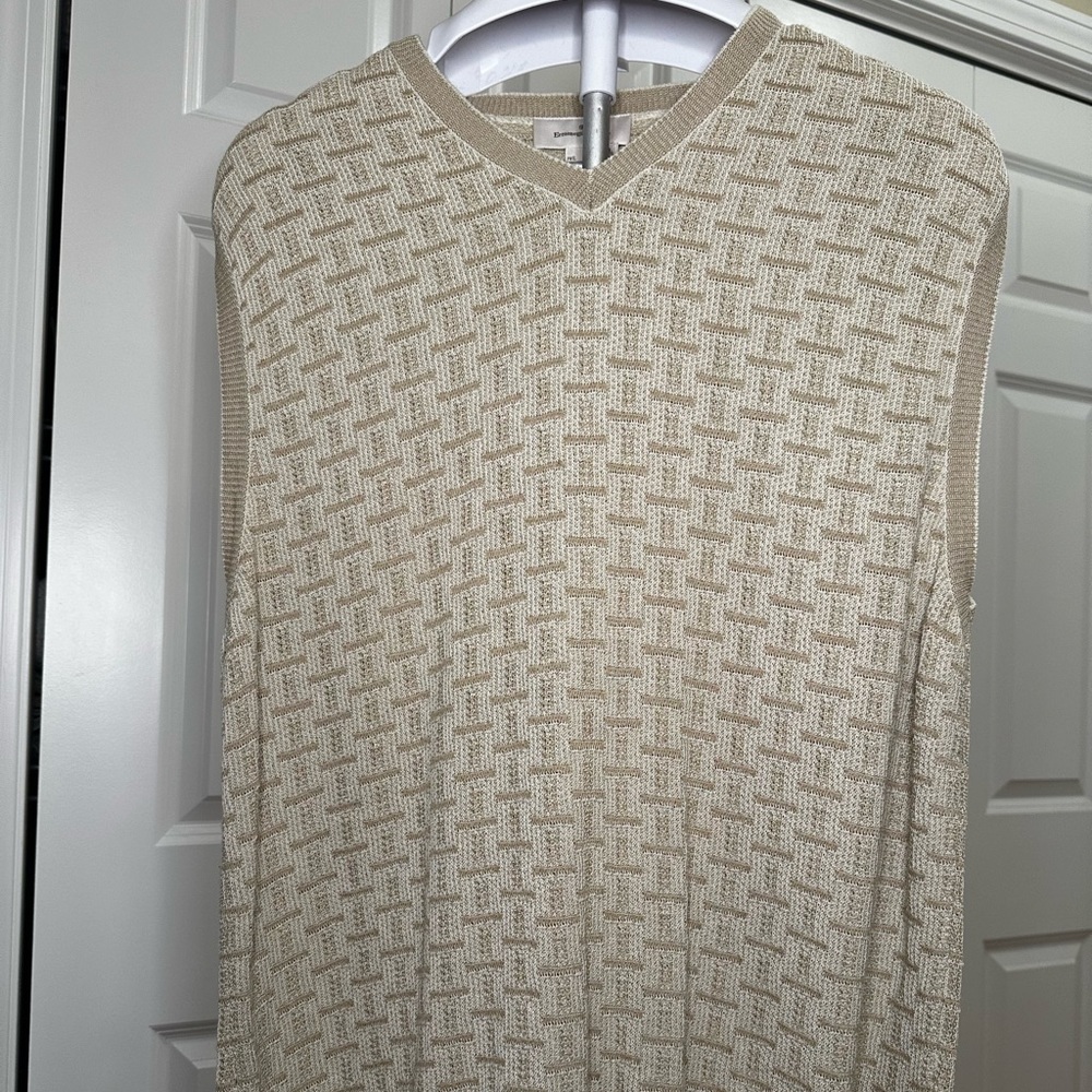 Tan Vintage Sweatervest